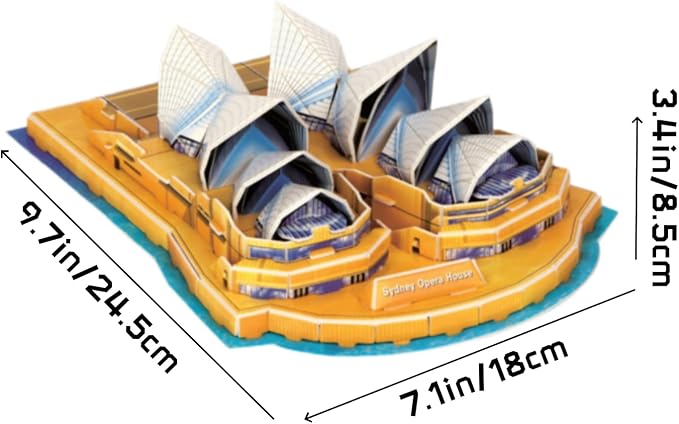 Architecture World Famous of 3D Puzzle.Build Your Own Collection of 17 Global - Image 2