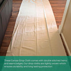 Canvas Drop Cloth for Painting 4x5 feet Pack of 2-8oz Painters Drop Cloths for - Image 7