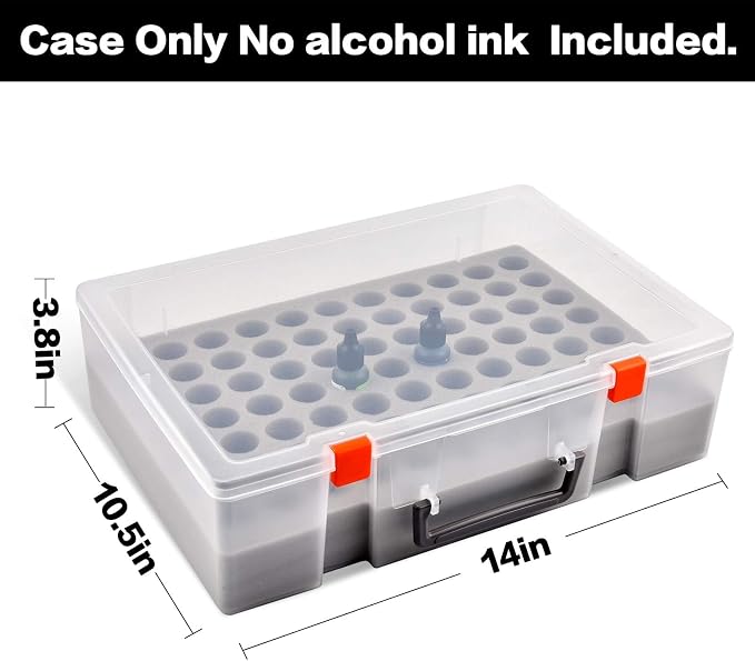 Alcohol Ink Storage Case and Paint Carrying Organizer, Miniature Holder Fits - Image 6