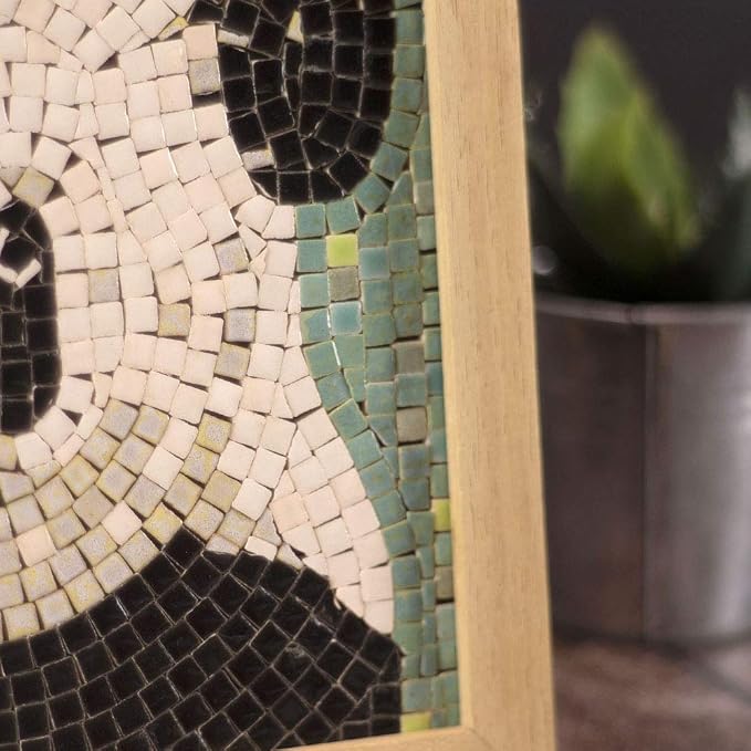 DIY Creative Projects for Adults: Make Your Own Mosaic Art, Square 7inch Panda - Image 9