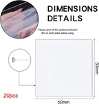 Acrylic Sheets 20PCS Large Quantity Premium Material Lightweigh Transparent - Image 2