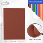 Brown Eva Foam Sheets, 2mm Thick, 6 x 9 Inch, Handicraft Foam Paper - Image 3