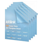 KINLINK 18x24 Plexiglass Sheets 1/24 inch Thick, 1mm Clear PET Plastic Sheet by KINLINK