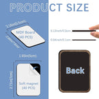 80PCS Sublimation Magnet Blanks Bulk 5.5x7.5 CM Rectangle - Image 2