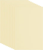 PATIKIL EVA Foam Sheet 10Pcs 12x8 Inch 2mm Thick Light Yellow | Easy Cutting by PATIKIL