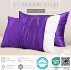 PROMEED 100% Mulberry Silk Pillowcase Set of 2, 23 Momme 3rd Gen Grade 6A+ 100% - Image 2