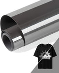 HTVRONT Reflective HTV Vinyl Roll, Reflective Dark Grey HTV, Reflective Iron on by HTVRONT