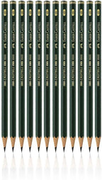 Faber-Castell pencils, Castell 9000 Artist graphite 6B pencils by Faber-Castell