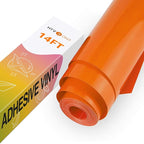 HTVRONT Orange Permanent Vinyl, Silhouette, Cameo Cutters, Scrapbooking by HTVRONT