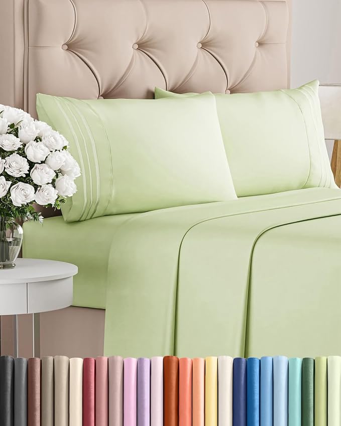 Queen Size 4 Piece Sheet Set by CGKUnlimited