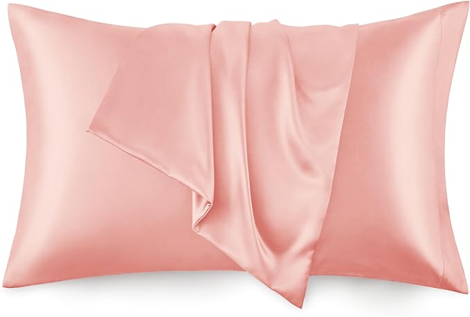 Love's cabin Satin Pillowcase Set of 2 King Size 20x36, Cooling Pillow Covers by Lovescabin