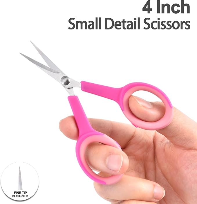 Zicolu Premium Sewing Scissors Bundle: Heavy Duty Fabric, Detail Embroidery & - Image 8
