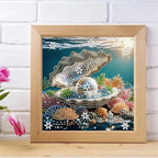 ZQEATRY Shell Pearls Special Shape Diamond Art Kits - Image 2