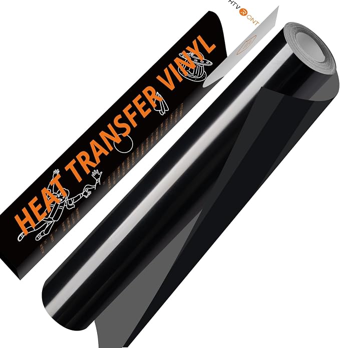 HTVRONT Black HTV Vinyl Roll by HTVRONT