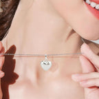 Beebeecraft 10Pcs Puffy Heart Charms, Small 0.6in 925 Sterling Silver Plated - Image 4