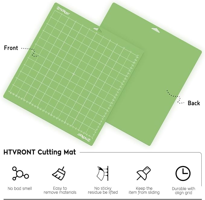 HTVRONT Cutting Mat, Variety Adhesive Sticky Cutting Mats Accessories - Image 3