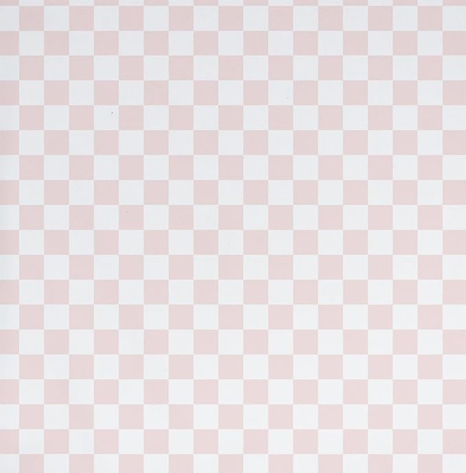 BapronBaby Pink Flutter Checkerboard Bapron - No Neck Tie Safer Bib for Baby & Toddler - Soft Waterproof Stain Resistant - Machine Washable - Sz Baby/Toddler 6m-3T
