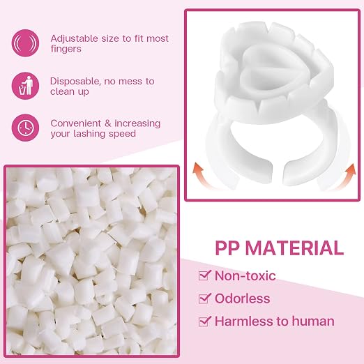 Pretty memory 150 Pcs Glue Rings - Image 4