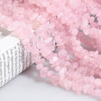 Crystal Chips with Holes for Jewelery Making 5mm-8mm Natural Gemstone Beads - Image 3