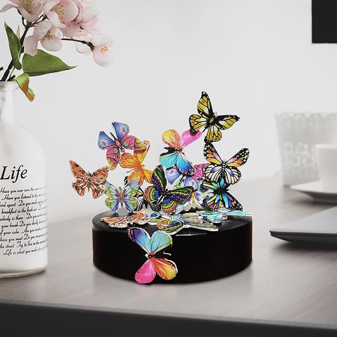 Desk Sculpture Butterflies Desktop Stress Relief Toy Fidget Toy - Image 2