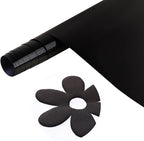 Tintnut Black Puff Heat Transfer Vinyl Roll, easy cut & weed, stretch washable by Tintnut