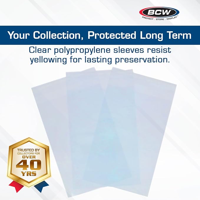 BCW Resealable Graded Card Sleeves | 100 Pack | Universal Fit - Image 2