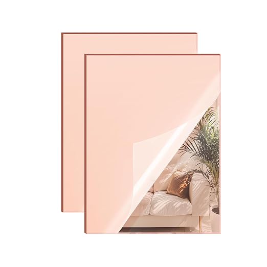 Rose Gold Mirror Acrylic Sheet by SAKRNIC