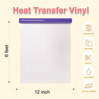 DUEUIOE Deep Purple Puff Vinyl Heat Transfer 12Inch x 6Ft, Puff Htv - Image 3