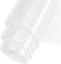 White Glitter HTV Heat Transfer Vinyl Roll 12inch x 5 ft by WOOGLITTER