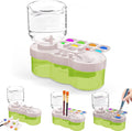 Upgraded Paint Brush Cleaner Tool, Brush Rinser Cup Painting Running Water by JEChrochen