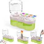 Upgraded Paint Brush Cleaner Tool, Brush Rinser Cup Painting Running Water by JEChrochen