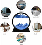 rysnwsu 3D Dynamic Sand Art Liquid Motion, Moving Sand Art Picture Round Glass - Image 6