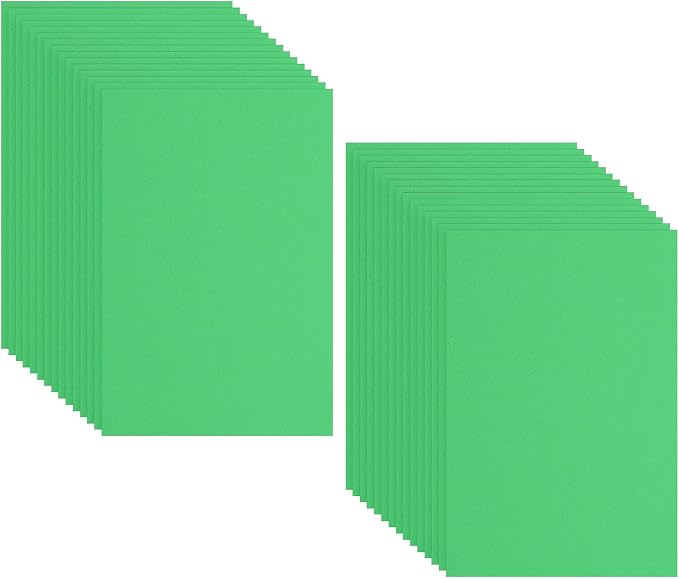 PATIKIL 30 Pack EVA Foam Sheets, Light Green by PATIKIL