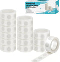 gegemaoyi 1600pcs Glue Point Clear Balloon Glue Removable Adhesive Dots Double by gegemaoyi