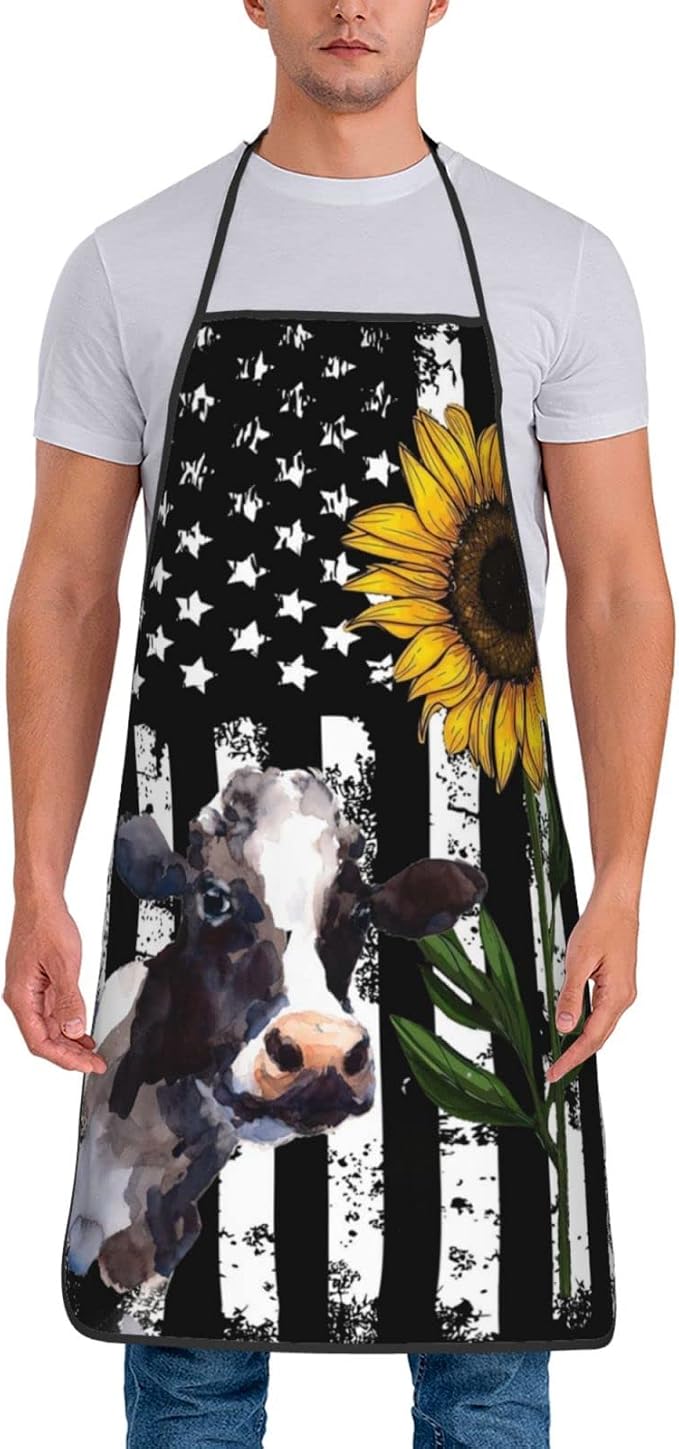 Apron Cooking Chef Work Shop Women Men Baking Decorations Painting Bbq Grilling - Image 2