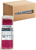 Kable Kontrol Fluorescent Pink Zip Ties 14 Inch 6, 50 Lbs Tensile Strength by KABLEKONTROL%C2%AE