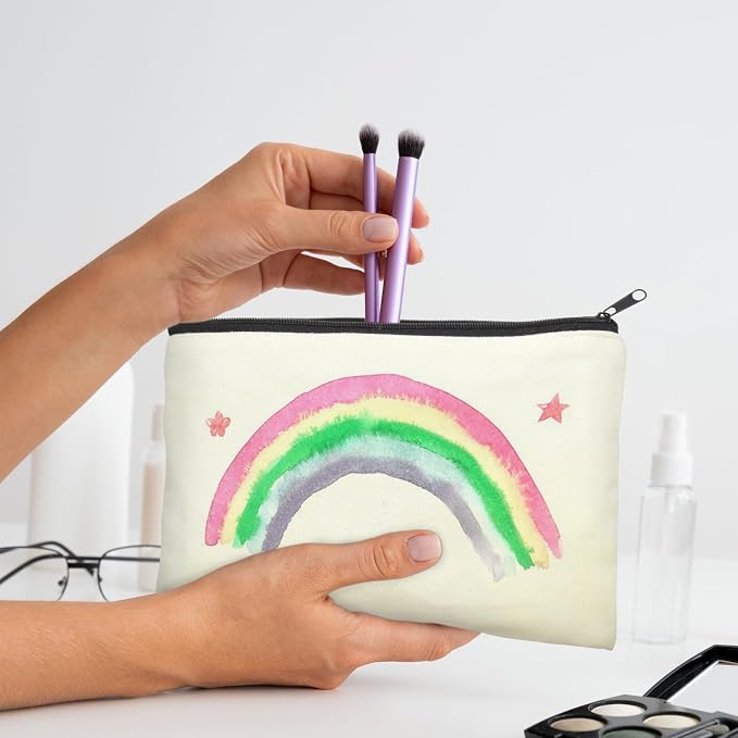 ZeeDix Canvas Zipper Pouch Bulk – 8.3 x 5 Inches Cotton Canvas Pouches - Image 6