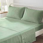 Zzlpp Full Comforter Set 7 Pieces, Sage Green Tufted Bed in a Bag - Image 8