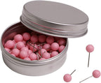 Tupalizy 100PCS 1/4 Inch Small Round Head Map Tacks Pins by Tupalizy