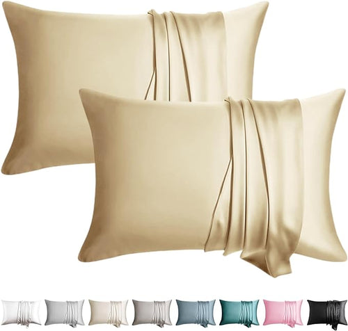 100% Silk Pillowcase for Hair and Skin Toddler Size 2 Pack Mulberry Silk Pillow by WLOSJ