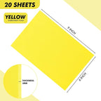 Innconee 20 Pcs 3mm Embroidery Foam EVA Foam Sheets - Image 2
