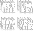220 Pieces 20 Sheets Letter Stickers, Self Adhesive Vinyl Waterproof Mailbox by Llewyn