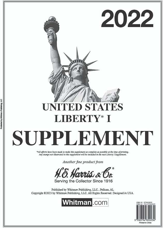 H.E. Harris & Co. United States Postage Stamp Album Liberty I Supplement by Unknown