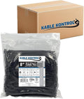 Kable Kontrol Cable Zip Ties Black 25, 18 Lbs Tensile Strength, Bulk Pack by KABLEKONTROL%C2%AE