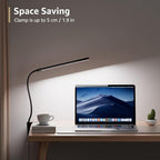 Lepro Clip on Desk Lamp LED Reading light Dimmable USB Small Clamp Lamp - Image 4