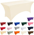2-Pack 6ft Spandex Table Covers - Image 3