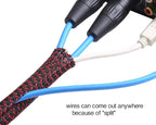 Alex Tech 10ft - 1 inch Cord Protector Wire Loom Tubing Cable Sleeve Split - Image 3
