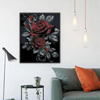 Flowers Stamped Cross Stitch Kits Flowers Cross Stitch Patterns, Dimensions - Image 3