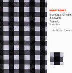 Hobby Lobby Buffalo Check Cotton Calico Fabric, 1 Yard | Precut Fabric - Image 2