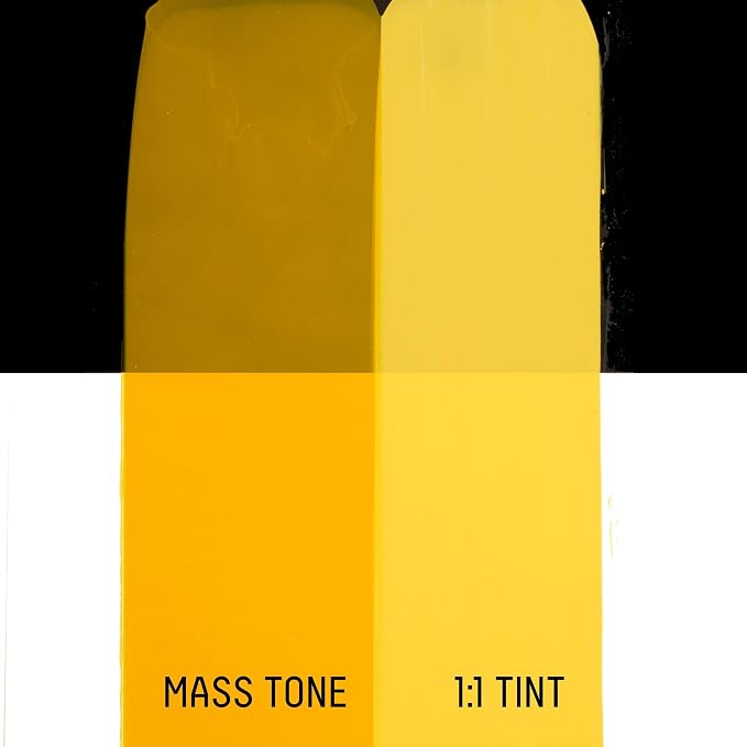 Liquitex BASICS Acrylic Paint, 118ml Tube, Cadmium Yellow Deep Hue - Image 3